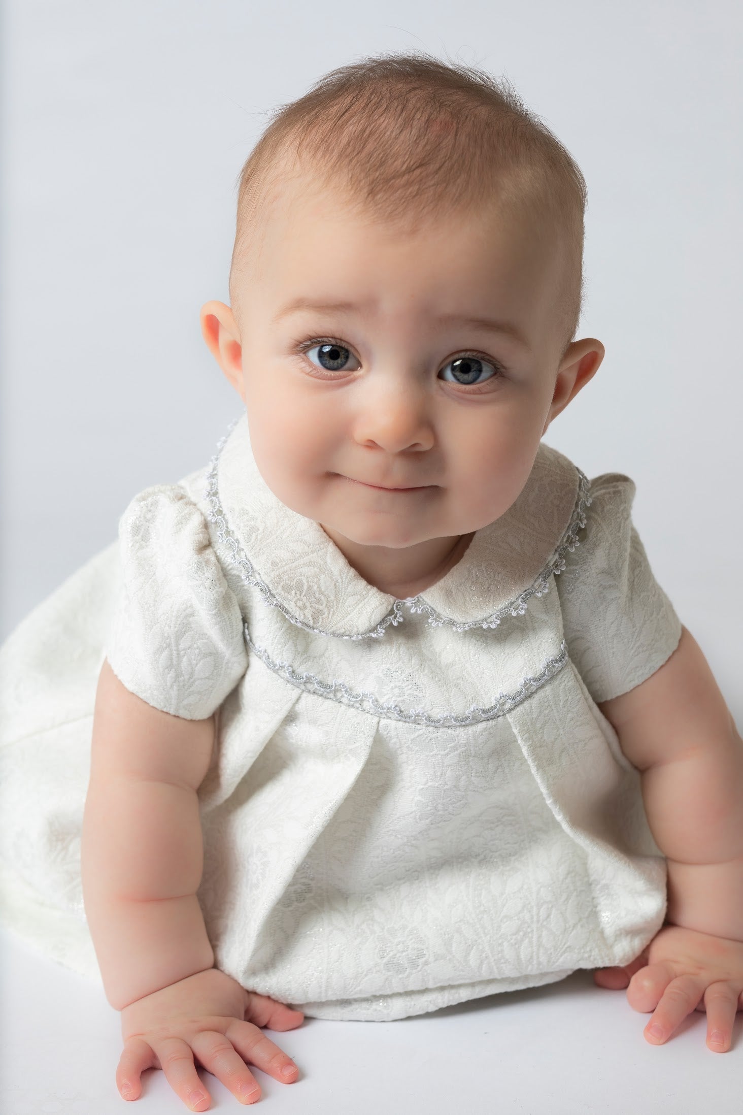 Sparkle Jacquard Infant Dress